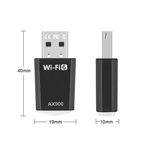 Tarjeta de red inalámbrica Wifi6 gratuita, transmisor receptor USB para ordenador portátil de escritorio, banda dual 5G, 900Mbps - Product Image 2