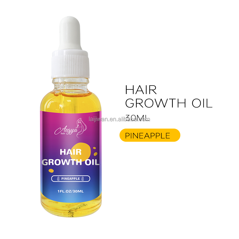 Huile de croissance des cheveux