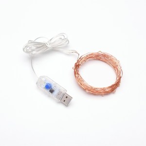 Высококачественный 100 светодиод 10 м, USB пульт дистанционного управления, 8 функций, медный провод, фея, гирлянда для украшения Рождества, Хэллоуина, свадьбы, вечеринки - Product Image 3