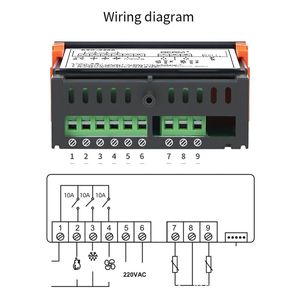 STC-9200 220V Freezer Termostato Eletrônico Refrigeração Descongelar Ventilador Controlador Temperatura Instrumentos