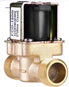 DC 24V AC220V电磁电磁阀3/4英寸1/2英寸黄铜阀球通用水控制气体常闭 - Product Image 2