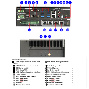 Multi-Serial Multi-USB Machine Vision Industrial PC Wall-mounted Industrial <strong>Control</strong> <strong>Computer</strong> - Product Image 5