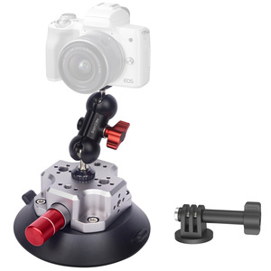 Megrig 4.5 "ถ้วยดูดติดกล้องพร้อม1/4" สกรูหัวลูกบอลแขนวิเศษสำหรับสมาร์ทโฟนจอกล้องแอคชั่น - Product Image 1