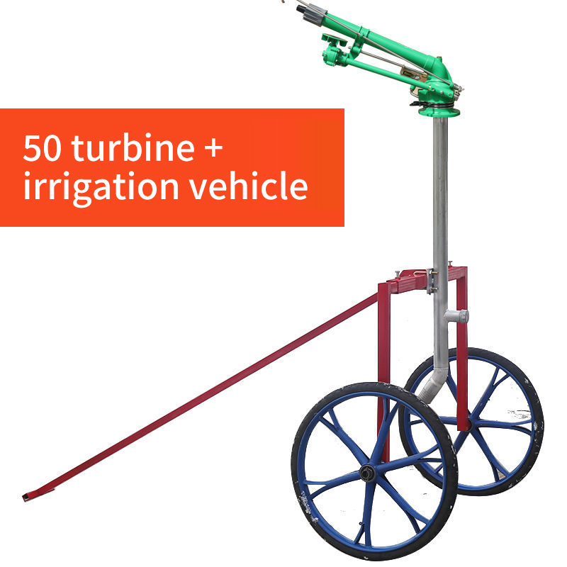Soporte simple de doble rueda + 50 PISTOLA DE PULVERIZACIÓN de turbina