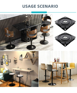 360 Degree <strong>Rotating</strong> Square Turntable Furniture Hinge Mechanism Rotary Table Ball Bearing Swivel Plate for Swivel Chair - Product Image 6