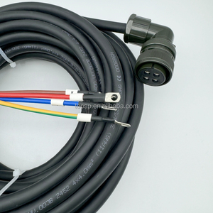 10m kablo Servo Motor kablosu JWSP-XM08NS1-10 4 Pin güç kablosu JWSP-XM08NF1-10 JWSP-XM08NS2-10 JWSP-XM08NF2-10 için CNC makinesi - Product Image 4