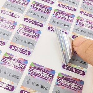Schnelle Lieferung Aus gezeichnete Sicherheits etiketten QR-Code Anti-Fälschungs-Aufkleber