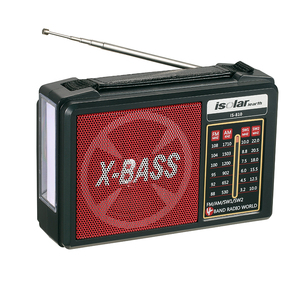 Solar Powered Dynamo <strong>Wind</strong> <strong>up</strong> Rechargeable AM FM Radio Music with <strong>LED</strong> Torch Multifunction Solar Radio - Product Image 2