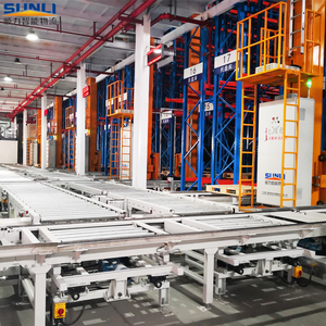 Estantería automática de almacenamiento de palés AS y RS, sistema de acero Q235B/LIAN, SL-AS004