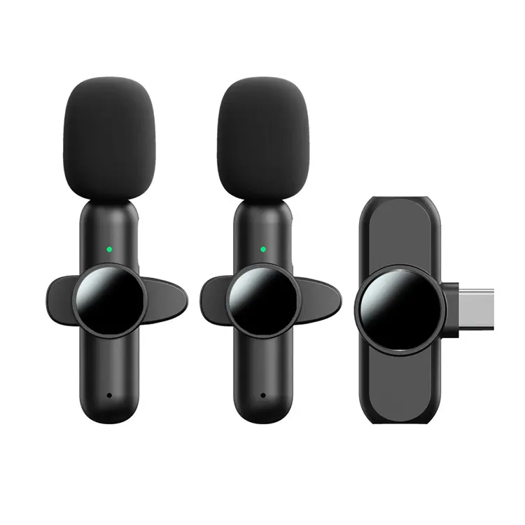 Micrófono Lavalier inalámbrico XYK3, Mini micrófono portátil con reducción de ruido, grabación de Audio y vídeo para juegos Android, transmisión en vivo