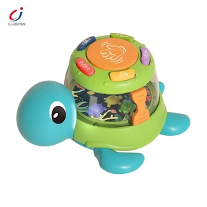 Chengji Learning <strong>Toy</strong> Multi-functional Cartoon <strong>B</strong>/O Drum Baby Learning <strong>Toy</strong> Musical Turtle Juguetes Plastic Turtle Electric <strong>Toy</strong> - Product Image 2