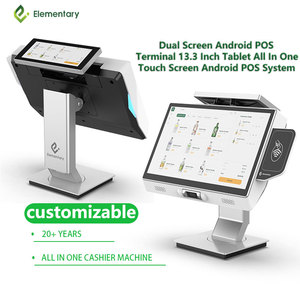 13.3 Inch Android/ <strong>Windows</strong> <strong>10</strong>/ 11 Touch Dual Scale Screen Tablet Store Mobile POS System With <strong>Software</strong> Product Type Payment - Product Image 2