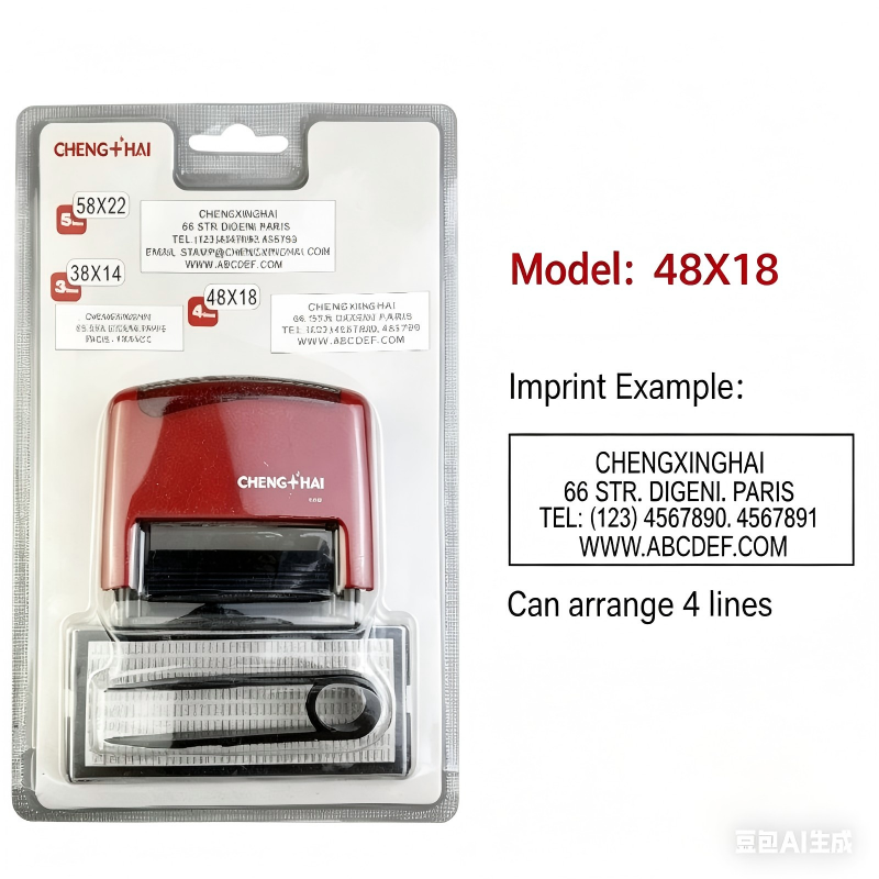 Carcasa roja mediana de 4818 mm.