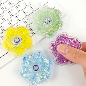 Cát chảy cảm giác căng thẳng cứu trợ ngón tay Spinner cát quay spinnings Fidget Đồ chơi mới lạ Nguồn cung cấp Quà Tặng - Product Image 5