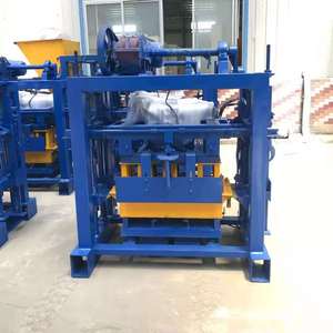Produttore semiautomatico della linea della macchina per fabbricare i mattoni ad incastro solido vuoto concreto della macchina per fabbricare i blocchi - Product Image 1