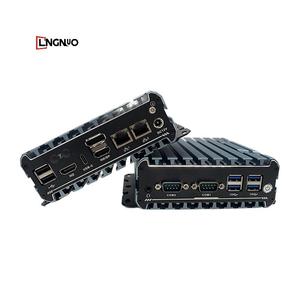 Fábrica One-Stop personalizado sin ventilador potente 2LAN Control Industrial Mini ordenador portátil caja Pc - Product Image 1
