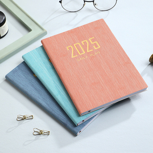 2025 Time Management Plan <strong>Notebook</strong> Notepad PU Cover A5 Agenda Book Month <strong>Index</strong> Planner <strong>Notebook</strong> - Product Image 5