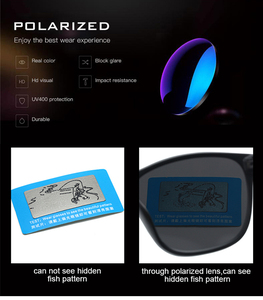 Kính mát thời trang nam in logo gỗ tùy chỉnh, chống nắng ngoài trời, màu đen, phân cực, thương hiệu thời trang tùy chỉnh - Product Image 5