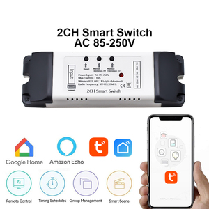 Interruttore Wifi alto TUYA 2 CH modulo relè intelligente DC/AC110V 220V ricevitore domestico Timer APP telecomando Smart Life Alexa 433MHz - Product Image 6