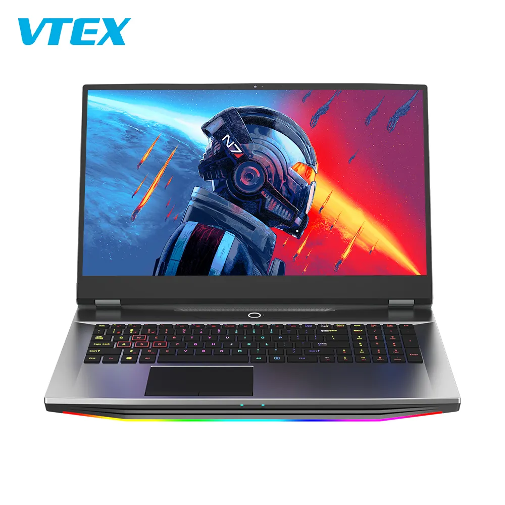 China Game Laptop 17 pollici 4G schede grafiche 1070 512G SSD Notebook Gamer Core i9 Laptop da gioco