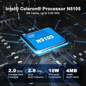 Vendita calda Intel N5105 4core commerciale mini computer host piccolo MINIPC wireless casa portatile fanless mini PC - Product Image 5