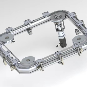 Kurven führung Riemen getriebene Schienen systeme Verschieben von Produkten von Station zu Station in einer genau wiederholbaren und kontrollierten Weise - Product Image 1