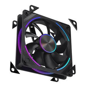 Lovingcool 120mm RGB/ARGB soğutma fanı OEM ODM dairesel ayna tasarım PC durumda CPU soğutucu ile plastik soğutucu 5V gerilim - Product Image 4