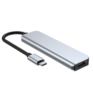 SYONG High Quality 3.5mm <strong>Audio</strong> Docking Station PD100w Usb Type c Hub 5 in 1 USB C HUB <strong>Multi</strong> Function <strong>Adapter</strong> for Laptops - Product Image 3