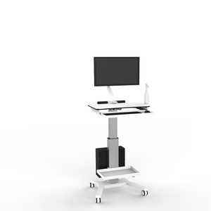 Efficient Dental <strong>Trolley</strong> Clinic Furniture Height Adjustable Dental Cart Hospital Oral Scanner Mobile Medical Cart for Laptop