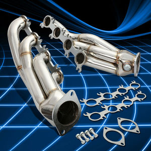 304SS หัวท่อไอเสียและ DOWNPIPE เหมาะสำหรับ2.0 4CYL K20Z3 FG2 FD4 FD3 TRI-Y - Product Image 5