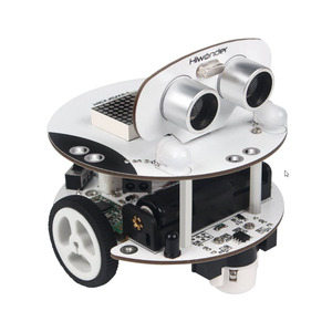 Coding Toy Robot Car Kit Qbot Educational Robot Remote Control Robot with <strong>Ultrasonic</strong> <strong>Sensor</strong> STEM