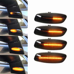 Dinamik LED yan işaretleyici ışık sinyal Blinker Citroen C4 Coupe Picasso C3 C5 X7 DS3 DS4 Peugeot 207 308 3008 5008 RCZ ortağı - Product Image 2