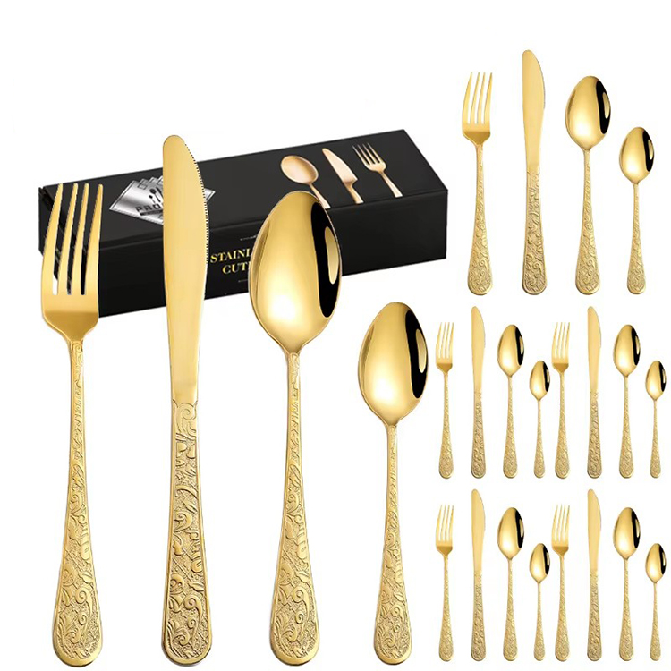 Coffret couleur doré 24 pièces