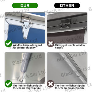 รถขายอาหารไก่เครื่องย่างอาหารเคลื่อนที่ได้สำหรับขนมกาแฟขนมฮอทด็อกชิปไอศกรีม - Product Image 6