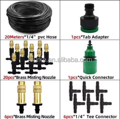 Sistema de nebulización de 20 m