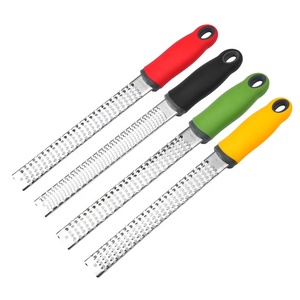 Çok fonksiyonlu paslanmaz çelik mutfak peynir rende el düzenlenen sebze limon zester koruyucu kapak ile - Product Image 1