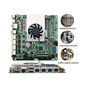 Servidor de red Pc Ordenador de montaje en rack 6th/7th/8th Gen I3/i5/i7 5 * RJ45 LAN Hardware Firewall Placa base - Product Image 1