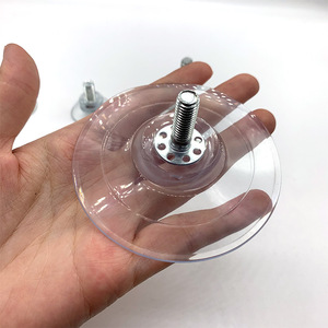 自動車窓インサート射出成形OEM用スクリューナット付きM4 M5 M6 M8透明スクリューPVC吸盤工場供給カスタム - Product Image 1