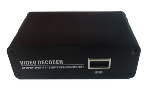 4K USB Media Video Player <strong>Decoder</strong> for Broadcast the USB Local File to Live Platform Youtube/facebook