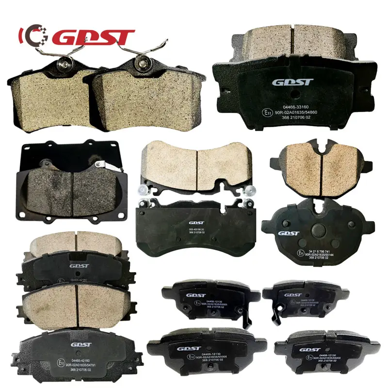 GDST-pastillas de freno de cerámica semimetálicas para coche, calidad auténtica, para Toyota Corolla, Altis, Hiace, Camry, Quantum, Wish, Innova, Prius, Yaris