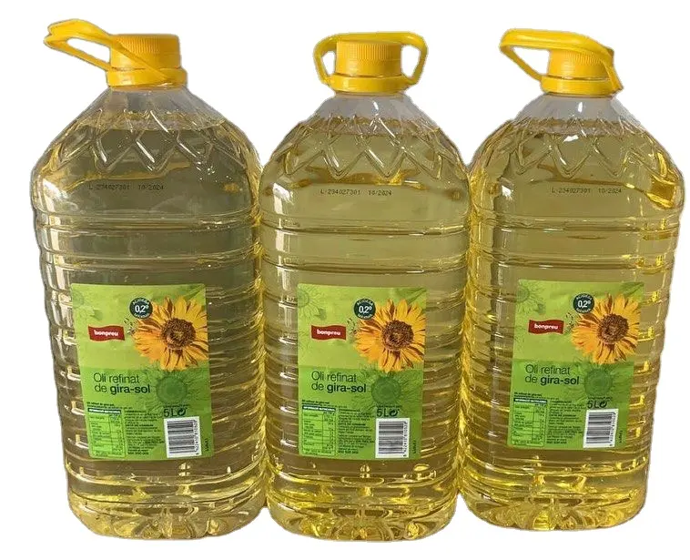 Beste Kwaliteit Zonnebloemolie/100% Geraffineerde Zonnebloem Bakolie Beschikbaar Voor Bulkhoeveelheid Verkoop Tegen Betaalbare Prijzen