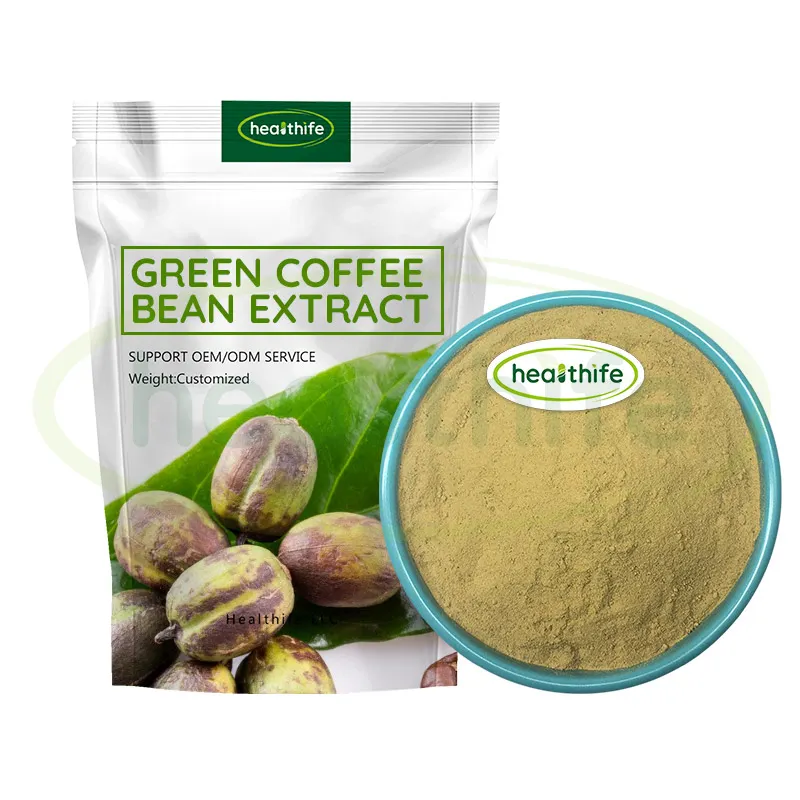 Integratori alimentari all'ingrosso estratto di chicchi di caffè verde 50% acido clorogenico