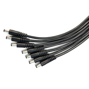 DC Power Distributor <strong>Cable</strong> <strong>1</strong> Female to 7 Male Barrel Plug 5.5 <strong>mm</strong> X 2.<strong>1</strong> <strong>mm</strong> Suitable for CCTV Cameras and LED Lights - Product Image 5