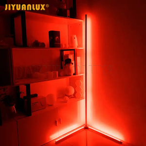 נורדי Stand מינימליסטי חכם <span class=keywords><strong>Led</strong></span> מנורת רצפה מודרני עיצוב <span class=keywords><strong>Led</strong></span> RGB פינת רצפת מנורת אור לסלון קול הופעל אור
