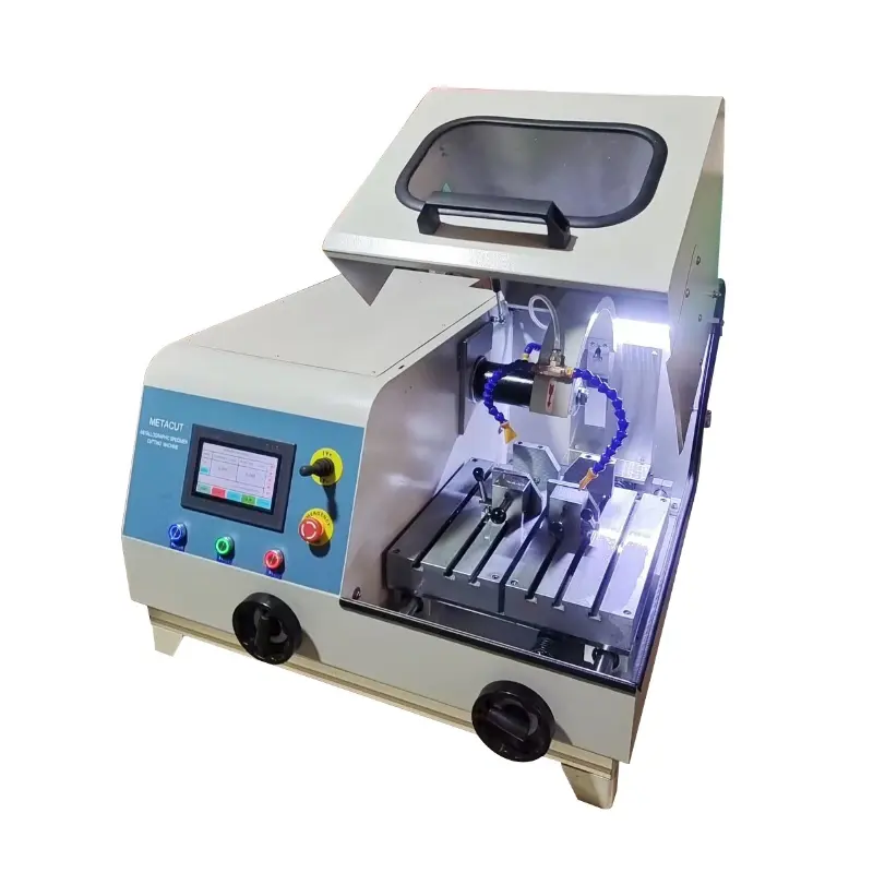 Máquina de corte metalográfica para muestras, máquina de corte de muestras, de 100mm