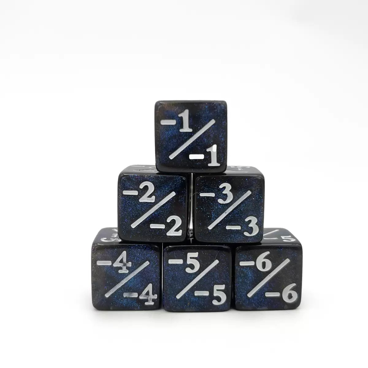 pearl blue and black -