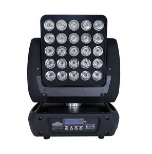Yüksek parlaklık 25 adet 10w RGB 5x5 LED DMX matris ışık 5x5 kör ışık - Product Image 2