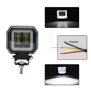3 Inch 20W <strong>LED</strong> Work Light Bar Square/Round Spot Beam DRL Fog Lights for toyota <strong>Sequoia</strong> - Product Image 2