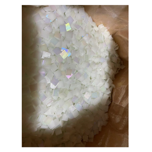 Nhà sản xuất 11*11mm Ngọc Trai Trắng Opal vuông nhỏ ghép hình thủy tinh khảm số lượng lớn gói cho nghệ thuật và hàng thủ công - Product Image 4