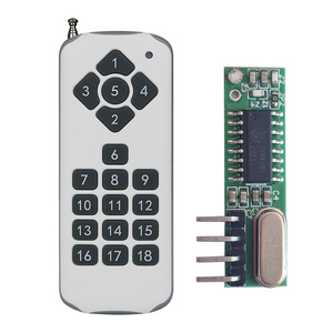 433Mhz Rf 18 canali Wireless telecomando relè interruttore ad alta potenza Wireless trasmettitore ricevitore Kit per Led - Product Image 1